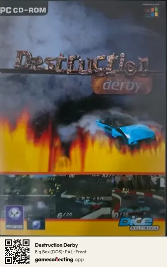 Destruction Derby Computer, PAL box front