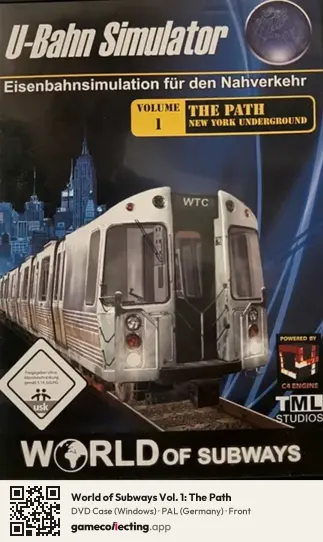 World of Subways Vol. 1: The Path Computer, Germany box front