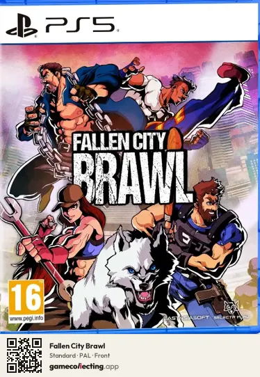 Fallen City Brawl PlayStation 5, PAL box front