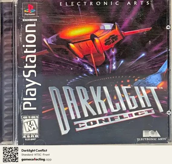 Darklight Conflict PlayStation, NTSC box front