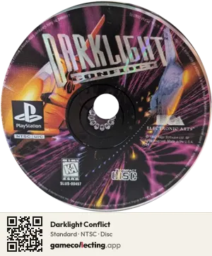 Darklight Conflict PlayStation, NTSC disc