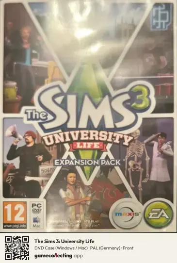 The Sims 3: University Life Computer, Germany box front