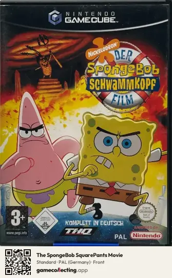 The SpongeBob SquarePants Movie Nintendo GameCube, Germany box front