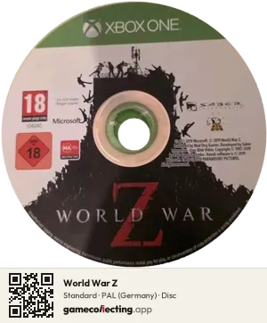World War Z Xbox One, PAL disc