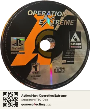 Action Man: Operation Extreme PlayStation, NTSC disc