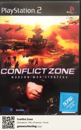 Conflict Zone PlayStation 2, France box front