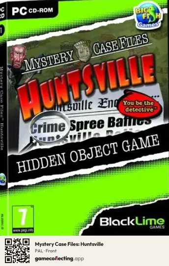 Mystery Case Files: Huntsville Computer, PAL box front