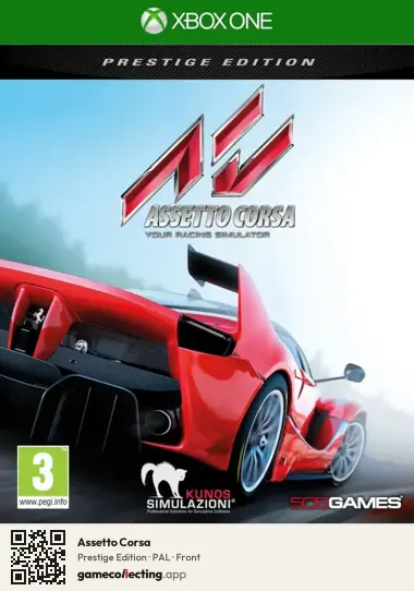 Assetto Corsa Xbox One, PAL box front