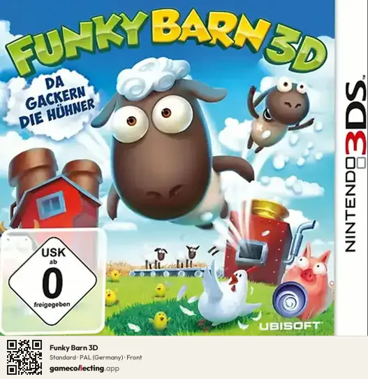 Funky Barn 3D Nintendo 3DS, Germany box front