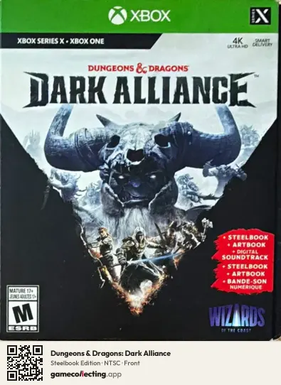 Dungeons & Dragons: Dark Alliance Xbox Series X, NTSC box front