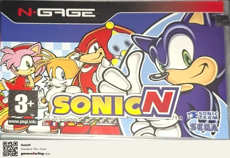 SonicN Nokia N-Gage, PAL box front