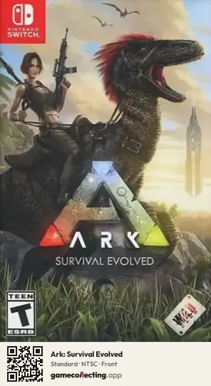 Ark: Survival Evolved Nintendo Switch, NTSC box front