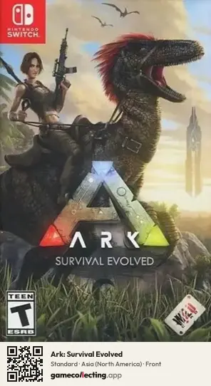 Ark: Survival Evolved Nintendo Switch, North America box front