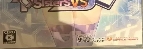 Neptunia: Sisters vs. Sisters, the CERO letter on its front