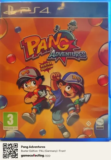 Pang Adventures PlayStation 4, Germany box front