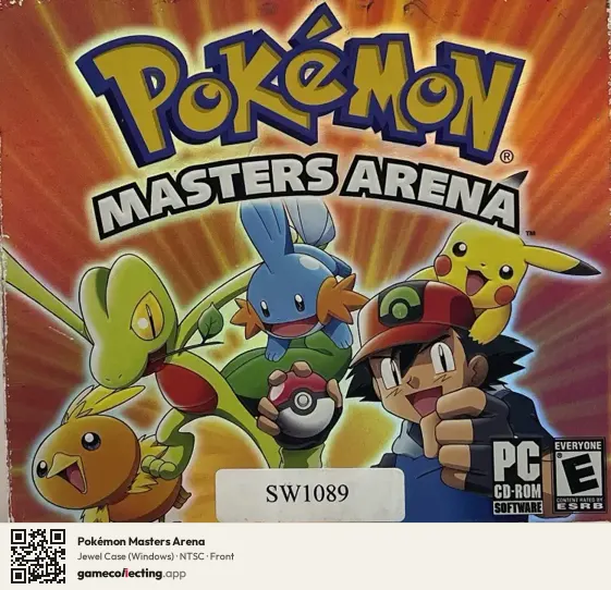 Pokémon Masters Arena Computer, NTSC box front