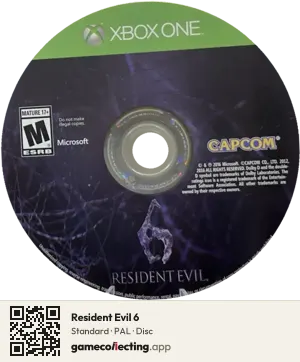 Resident Evil 6 Xbox One, PAL disc