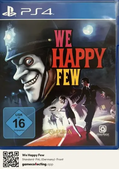 We Happy Few PlayStation 4, Germany box front