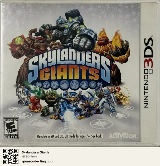 Skylanders: Giants Nintendo 3DS, NTSC box front