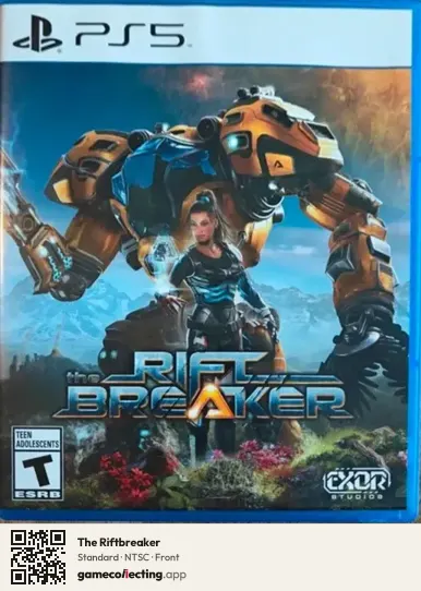 The Riftbreaker PlayStation 5, NTSC box front