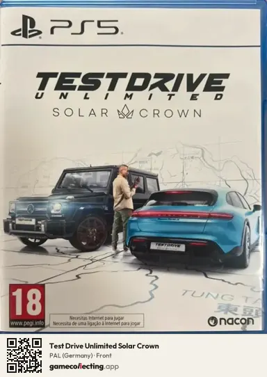 Test Drive Unlimited Solar Crown PlayStation 5, Germany box front