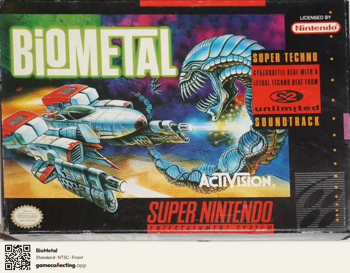 BioMetal Super Nintendo Entertainment System, NTSC box front