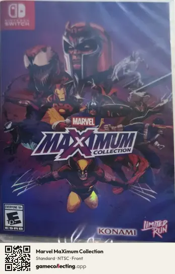 Marvel MaXimum Collection Nintendo Switch, NTSC box front