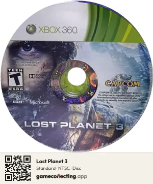 Lost Planet 3 Xbox 360, NTSC disc