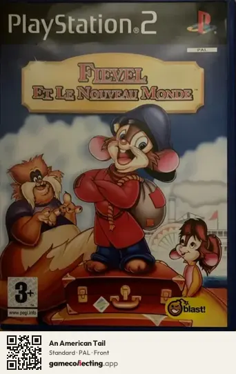 An American Tail PlayStation 2, PAL box front