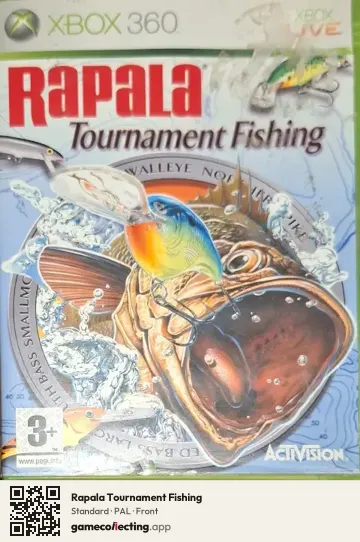 Rapala Tournament Fishing Xbox 360, PAL box front