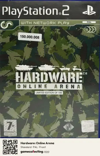 Hardware: Online Arena PlayStation 2, PAL box front