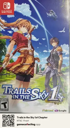 Trails in the Sky 1st Chapter Nintendo Switch, NTSC box front