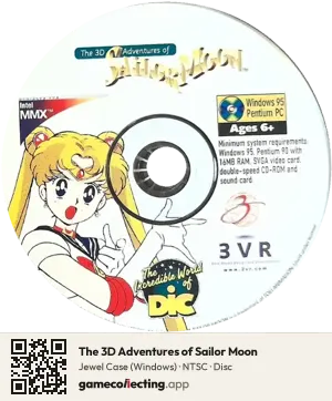 The 3D Adventures of Sailor Moon Computer, NTSC disc