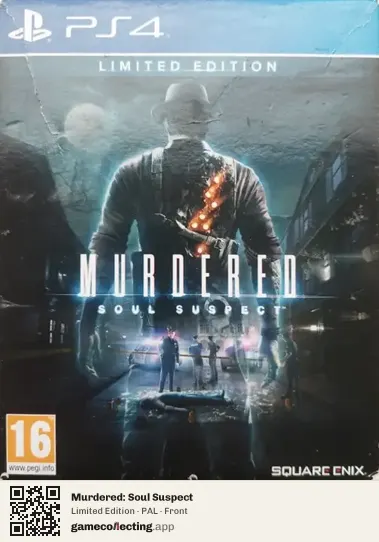 Murdered: Soul Suspect PlayStation 4, PAL box front