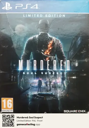Murdered: Soul Suspect PlayStation 4, PAL box front