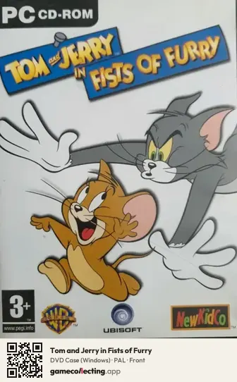 Tom and Jerry in Fists of Furry Computer, PAL box front