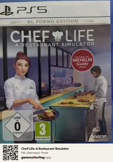 Chef Life: A Restaurant Simulator PlayStation 5, Germany box front
