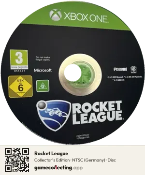 Rocket League Xbox One, NTSC disc