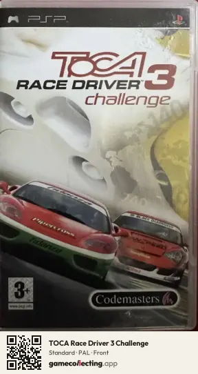 TOCA Race Driver 3 Challenge PlayStation Portable, PAL box front