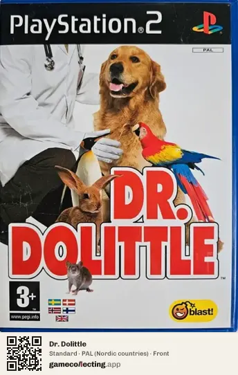 Dr. Dolittle PlayStation 2, Nordic countries box front