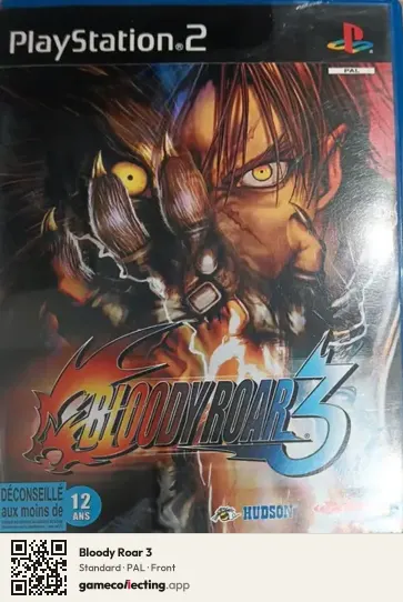 Bloody Roar 3 PlayStation 2, PAL box front
