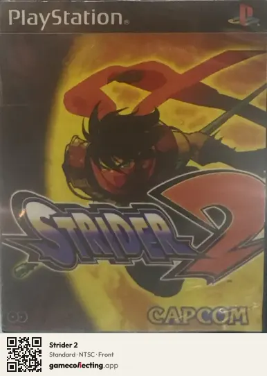 Strider 2 PlayStation, NTSC box front