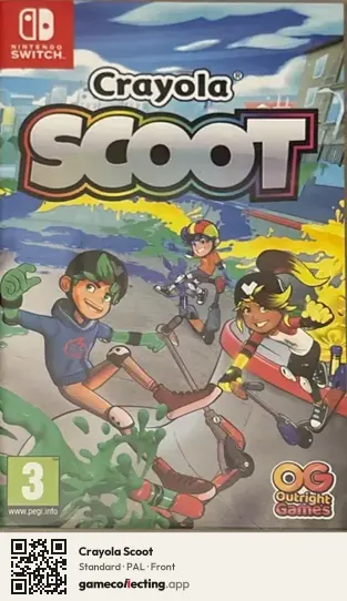 Crayola Scoot Nintendo Switch, PAL box front