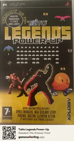 Taito Legends Power-Up PlayStation Portable, France box front