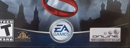 007: Everything or Nothing, the ESRB box on its front