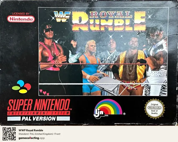 WWF Royal Rumble Super Nintendo Entertainment System, United Kingdom box front