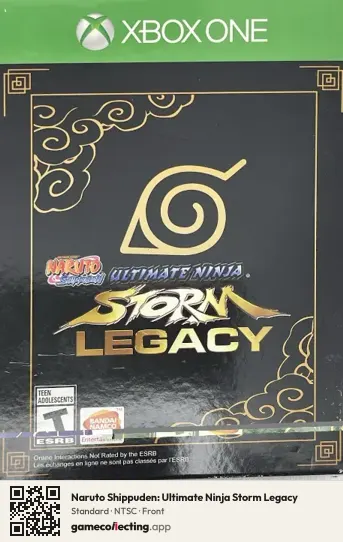 Naruto Shippuden: Ultimate Ninja Storm Legacy Xbox One, NTSC box front