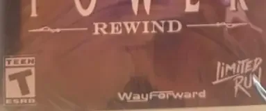 Clock Tower: Rewind, the ESRB box on its front