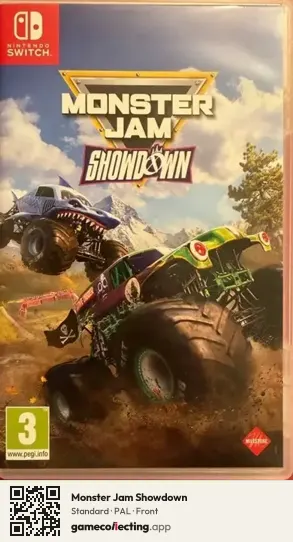 Monster Jam Showdown Nintendo Switch, PAL box front