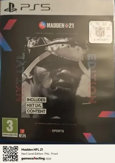 Madden NFL 21 PlayStation 5, PAL box front